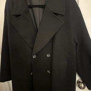 Zara Women's Black Wool Coat